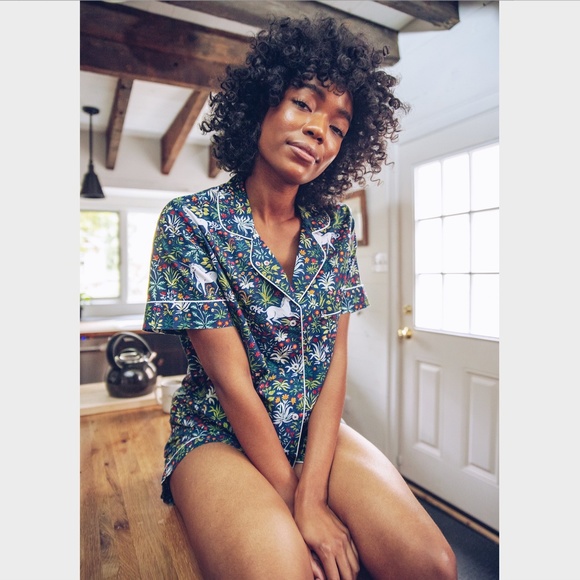 Printfresh Pajama Set, Unicorn's Garden - Picture 2 of 7